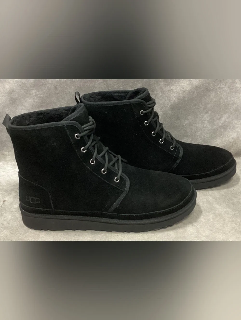UGG Neumel High 'Black'   Men's Suede Chukka Lace-Up Boots Size 15 NIB